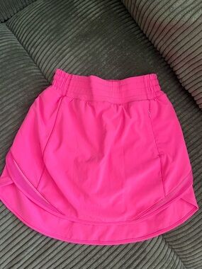 Lululemon Athletica Sonic Hot Pink Hotty Hot Athletic Skirt 2